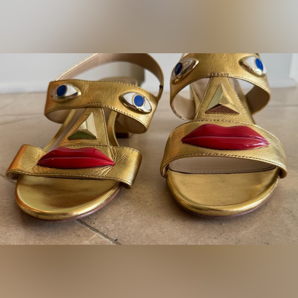 Like New! Katy Perry Ora Sandal Gold - Picture 4 of 10